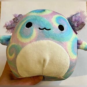 NWT Kelly Toys Squishmallow Vivie Tie Dye Axolotl